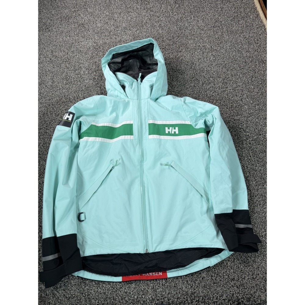Helly Hansen Salt Inshore Sailing Full Zip Jacket Women's Size Large Blue